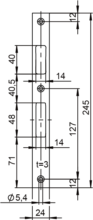 Striking plates for tubular frame doors