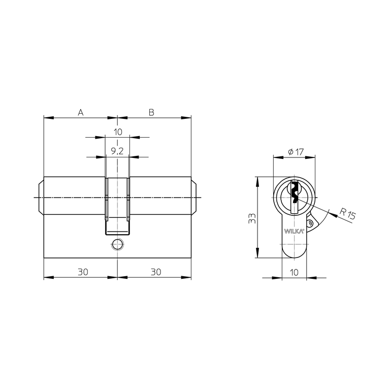 Double cylinder FZG