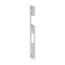 E-opener striking plates for tubular frame doors