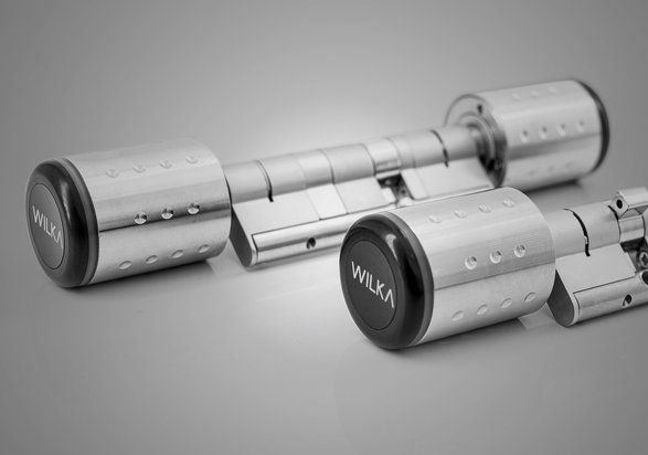 Electronic locking cylinders from WILKA