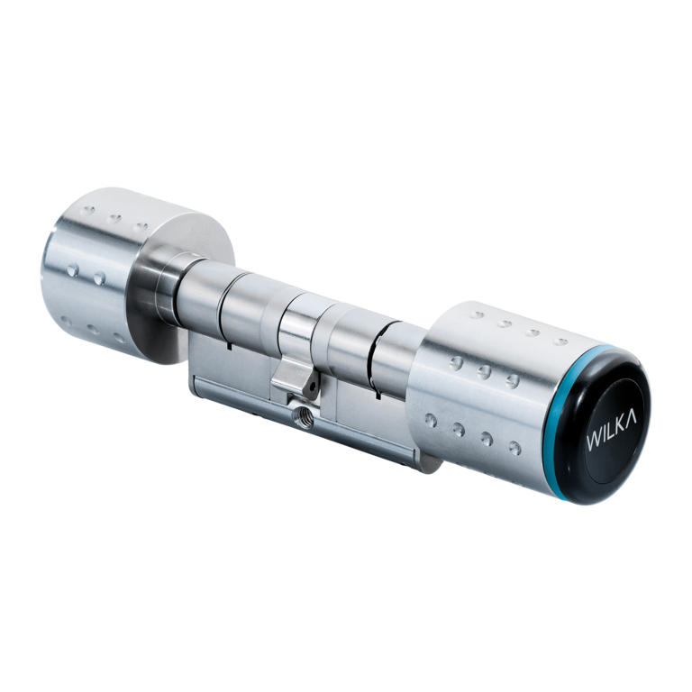 Electronic double knob cylinder