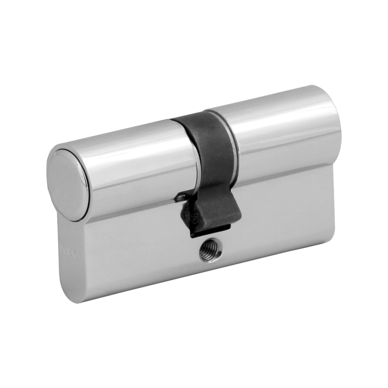 Double cylinder one side blind other side with locking function