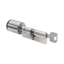 Electronic knob cylinder, inner side with standard profile cylinder