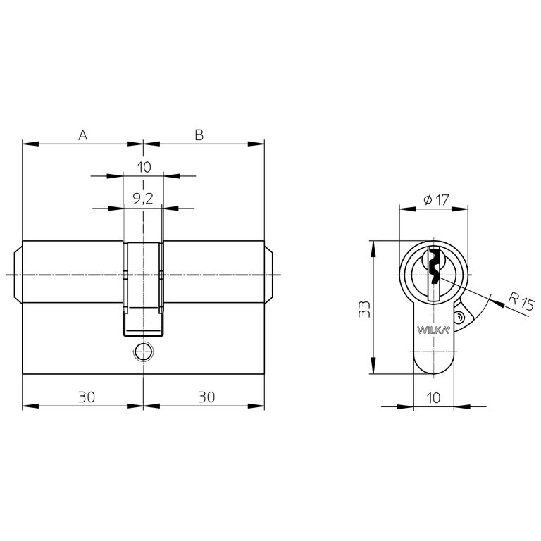 Double cylinder FZG