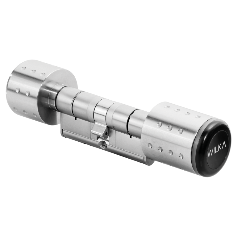 Electronic double knob cylinder