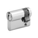 Half cylinder with key retaining