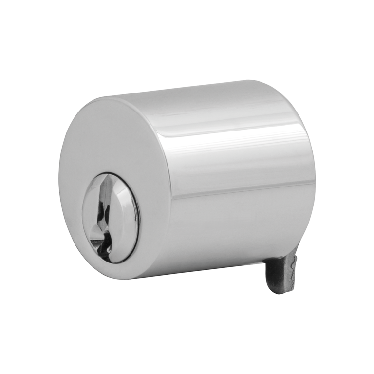 Round cylinder for garage door locks