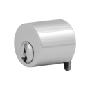 Round cylinder for garage door locks