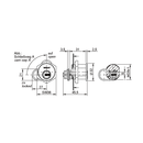 Cam lock cylinder