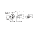 Cam lock cylinder