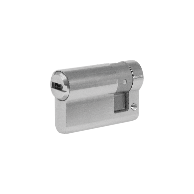 Elevator cylinder, on the reverse side two tap holes M4, laterally one tap hole M4