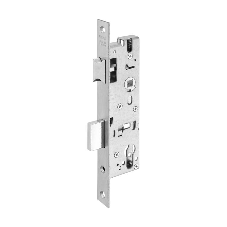 Mortise lock for tubular frame doors
