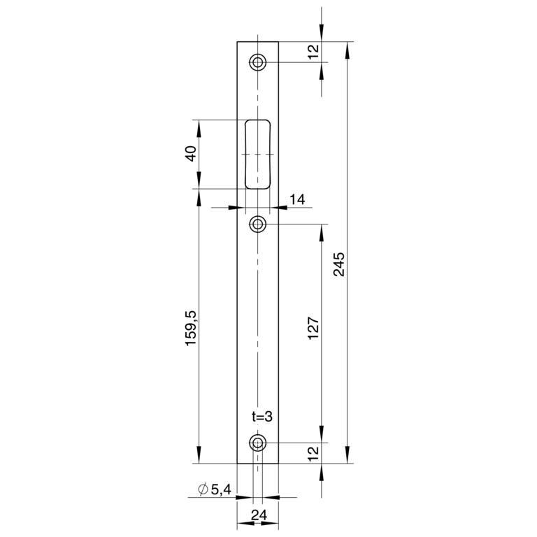 Striking plates for tubular frame doors