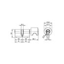 Knob cylinder FZG