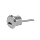 External cylinder for rim locks