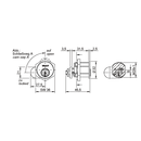 Cam lock cylinder
