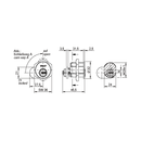 Cam lock cylinder