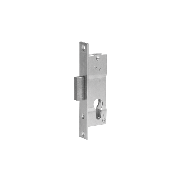 Heavy-duty mortise deadbolt lock for tubular frame doors
