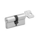 Double cylinder one side emergency opening other side with locking funktion