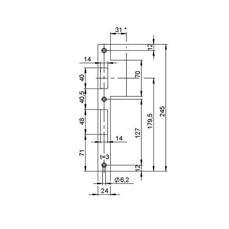 Lipped striking plates for tubular frame doors