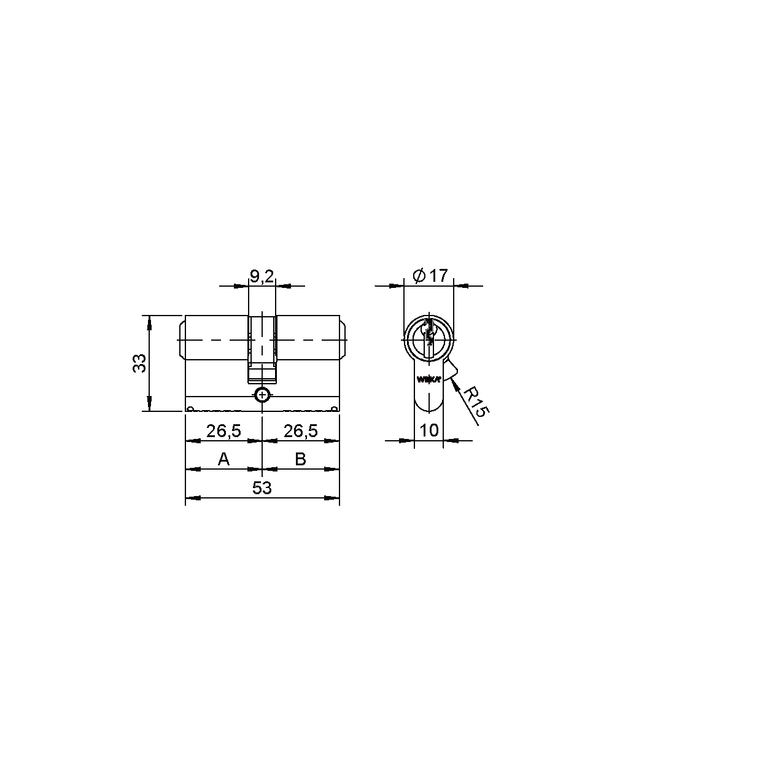 Short cylinder