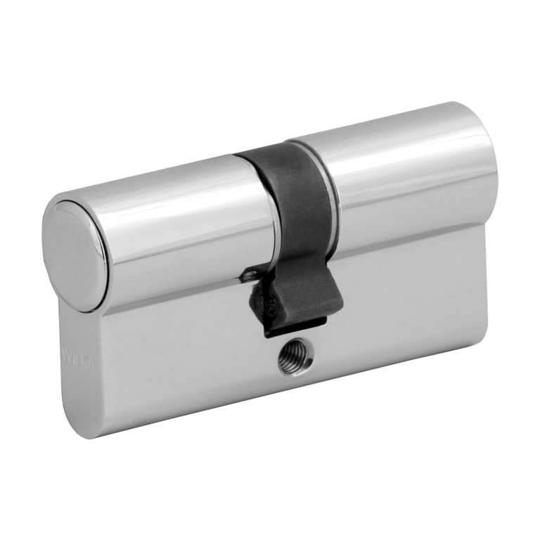 Double cylinder one side blind other side with locking function