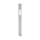 Striking plates for tubular frame doors