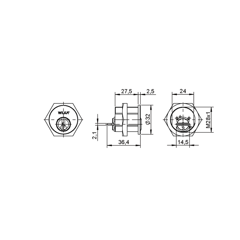 Contact cylinder for elevator control systems