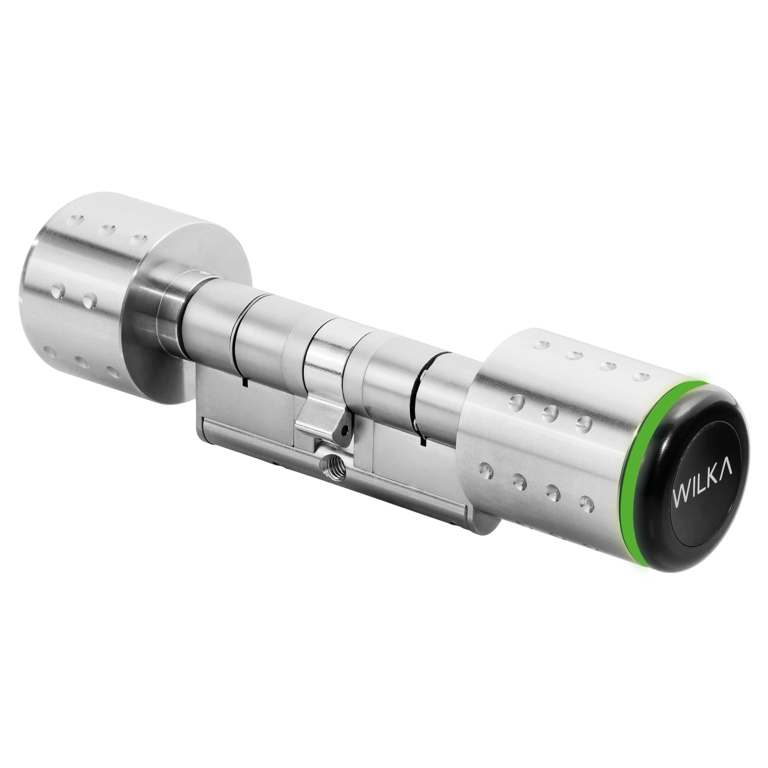 Electronic double knob cylinder